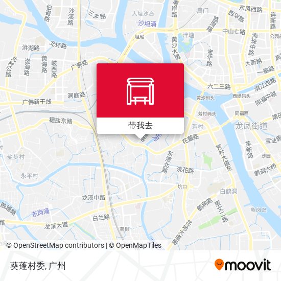 葵蓬村委地图