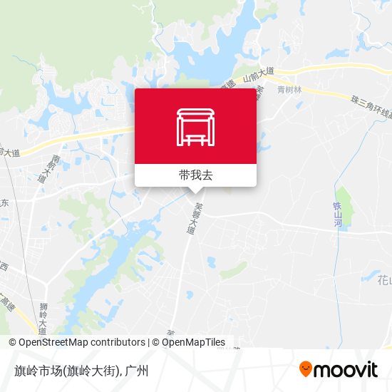 旗岭市场(旗岭大街)地图
