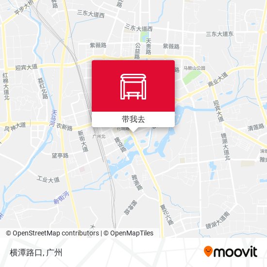 横潭路口地图
