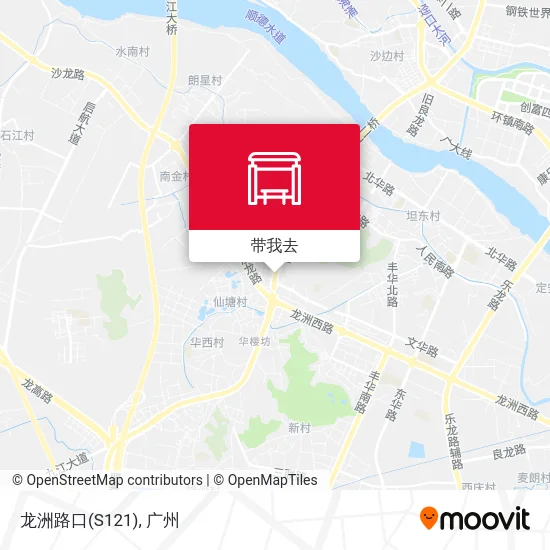 龙洲路口(S121)地图