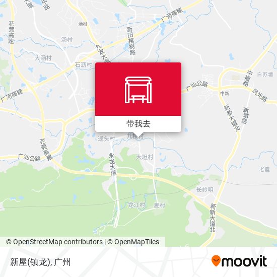 新屋(镇龙)地图