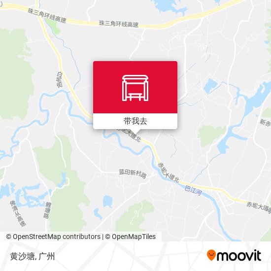 黄沙塘地图
