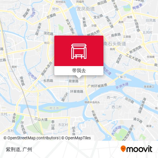 紫荆道地图