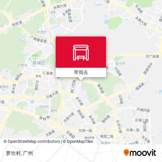 萝坎村地图