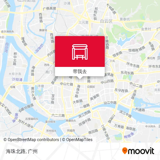 海珠北路地图