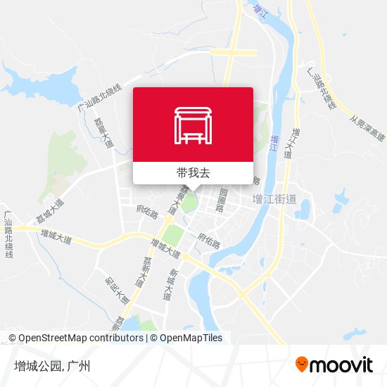 增城公园地图