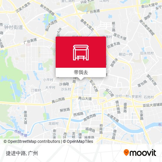 捷进中路地图