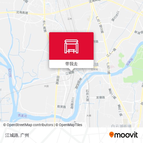 江城路地图