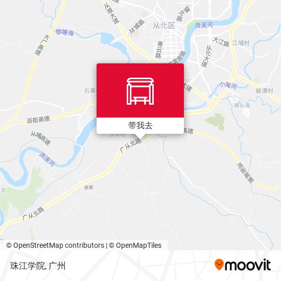 珠江学院地图