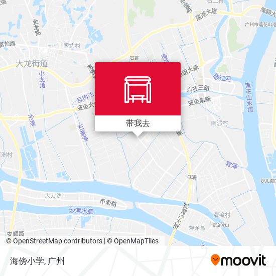 海傍小学地图
