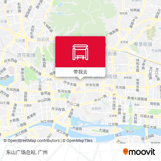东山广场总站地图