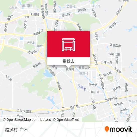 赵溪村地图