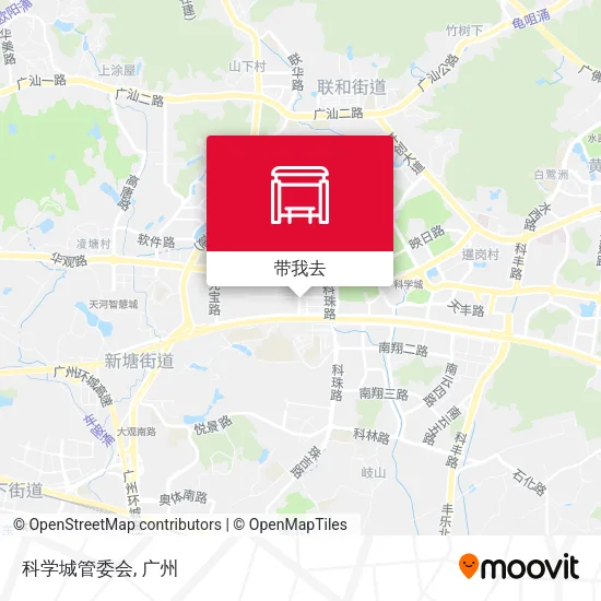 科学城管委会地图