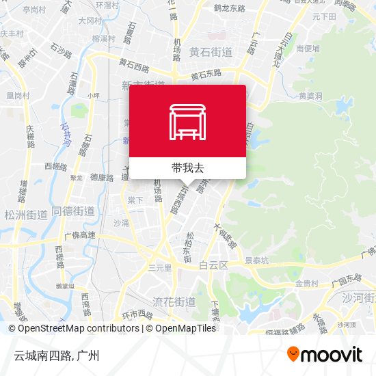 云城南四路地图