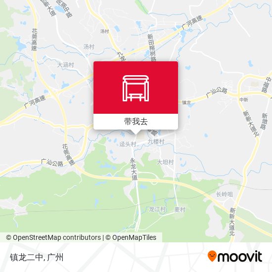 镇龙二中地图