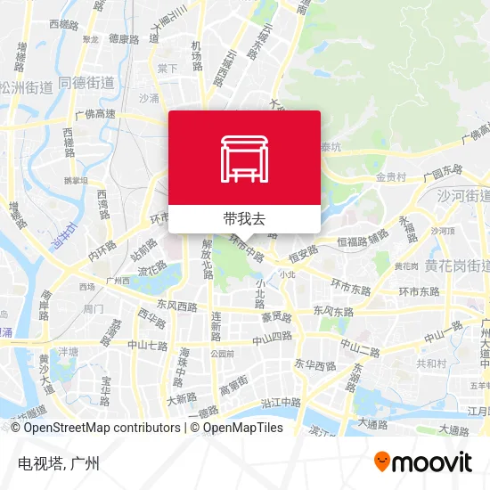 电视塔地图
