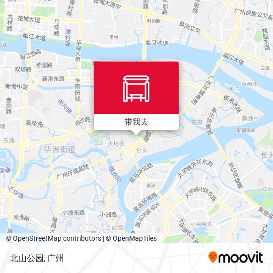 北山公园地图