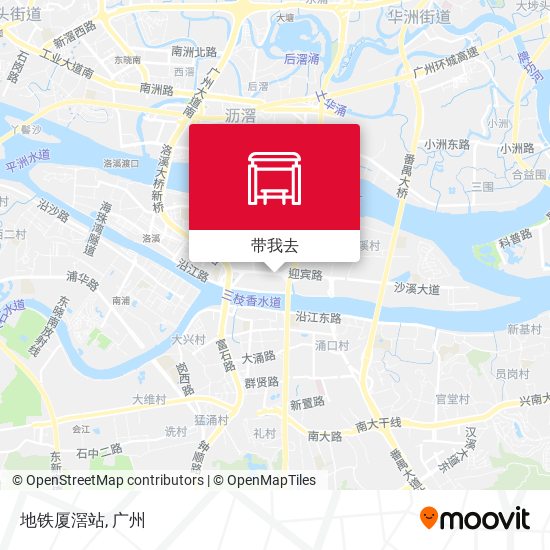 地铁厦滘站地图