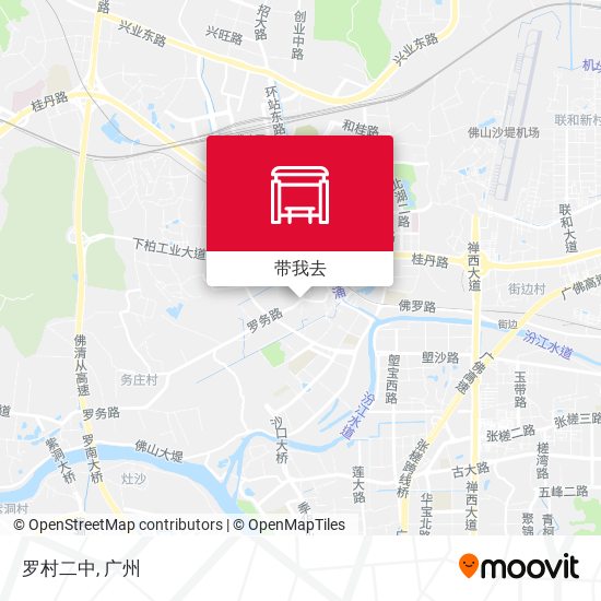 罗村二中地图