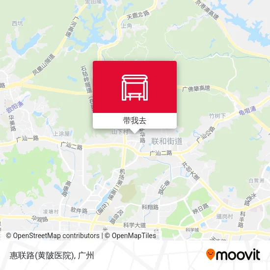 惠联路(黄陂医院)地图
