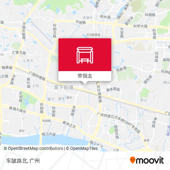 车陂路北地图