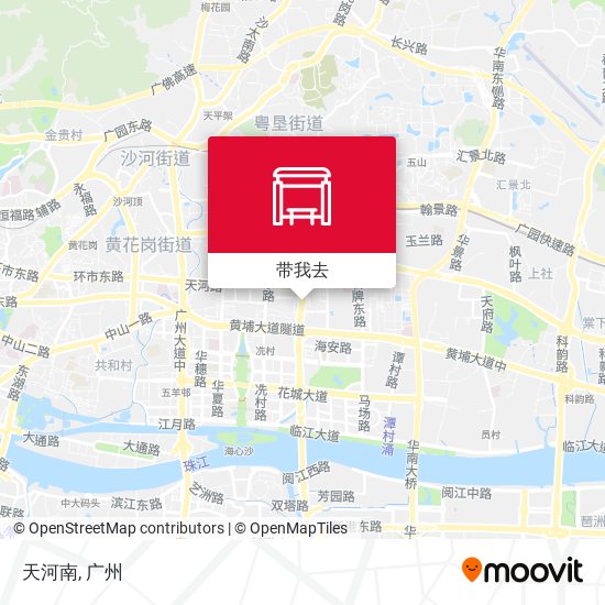 天河南地图