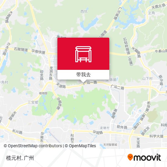 榄元村地图