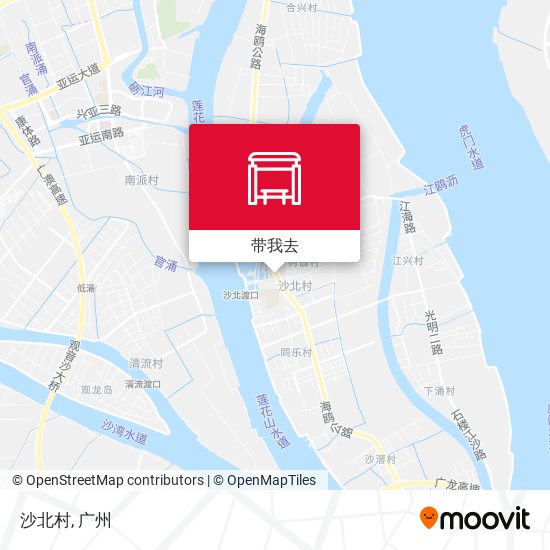 沙北村地图