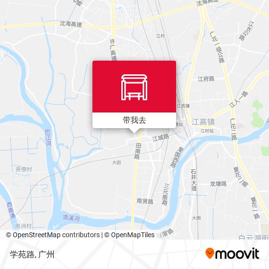 学苑路地图