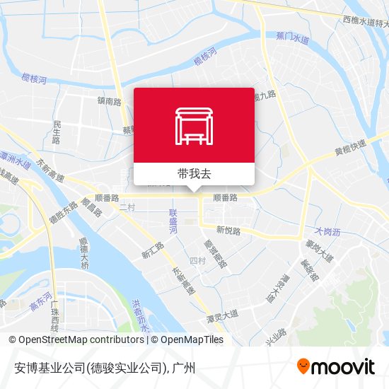 安博基业公司(德骏实业公司)地图