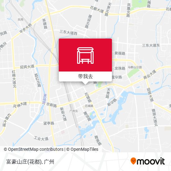 富豪山庄(花都)地图