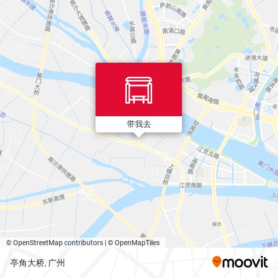 亭角大桥地图