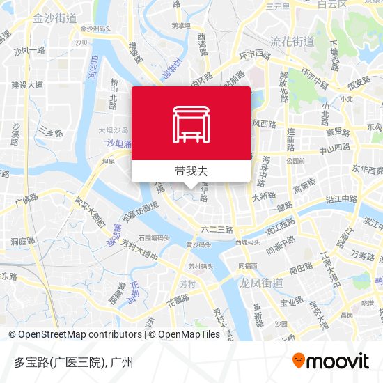 多宝路(广医三院)地图