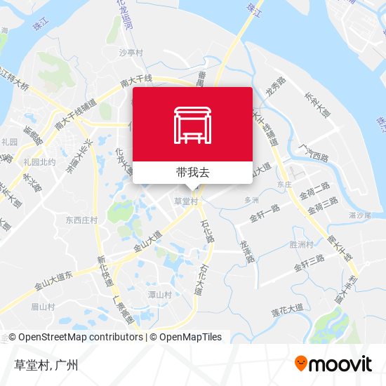 草堂村地图