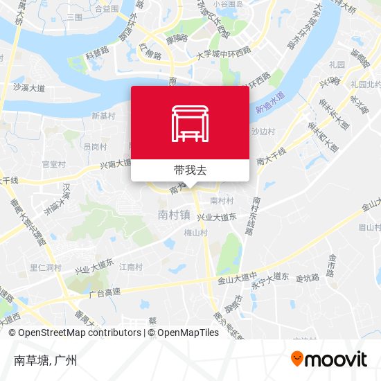 南草塘地图