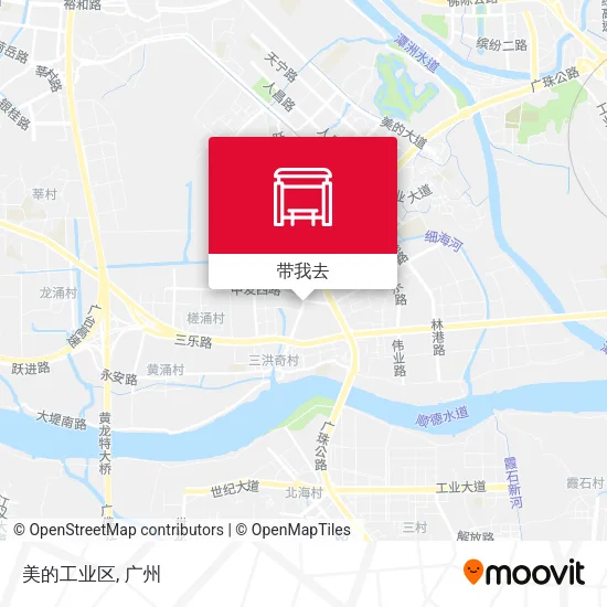美的工业区地图