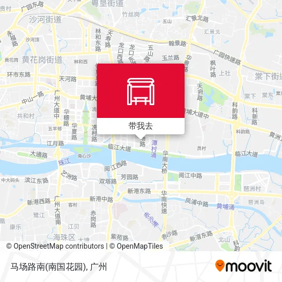 马场路南(南国花园)地图