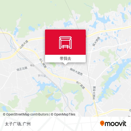 太子广场地图