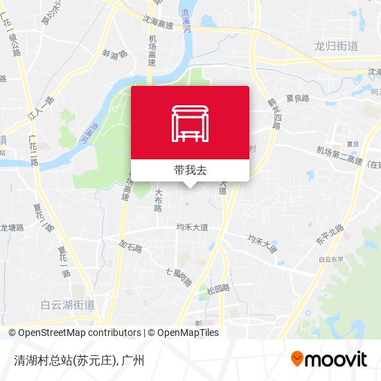 清湖村总站(苏元庄)地图