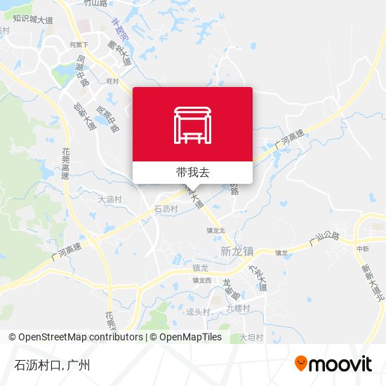 石沥村口地图