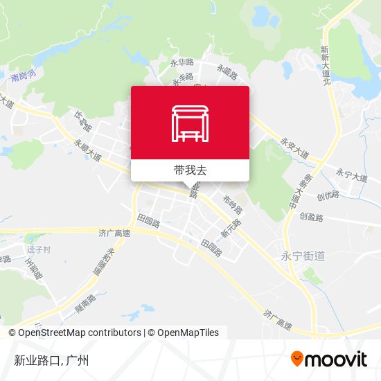 新业路口地图
