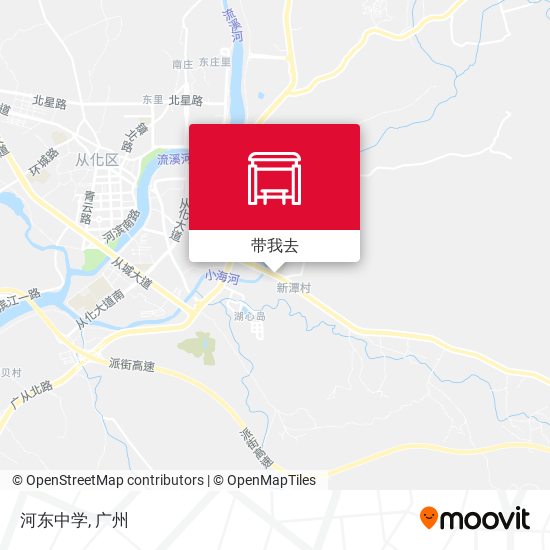 河东中学地图