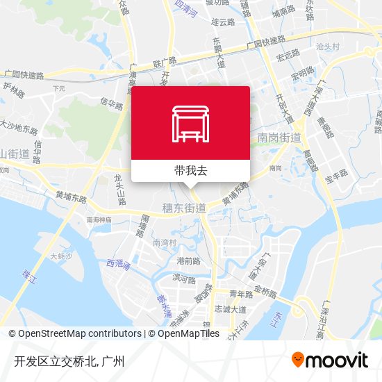 开发区立交桥北地图