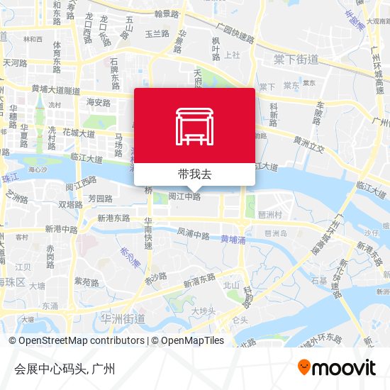 会展中心码头地图