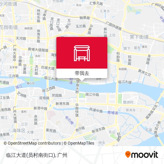 临江大道(员村南街口)地图
