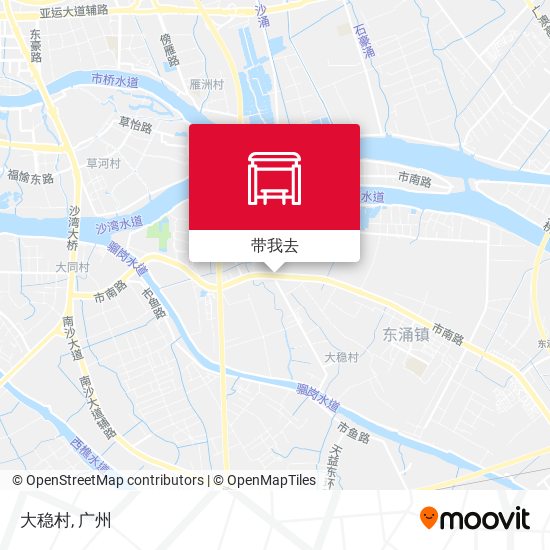 大稳村地图