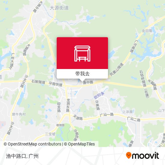 渔中路口地图