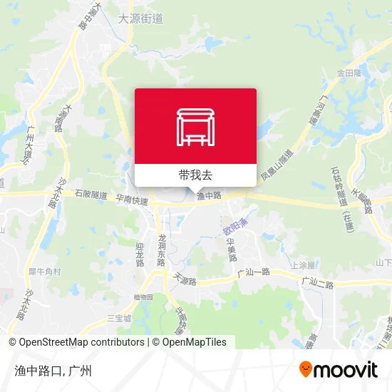 渔中路口地图
