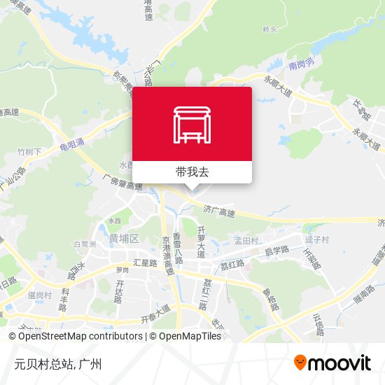 元贝村总站地图