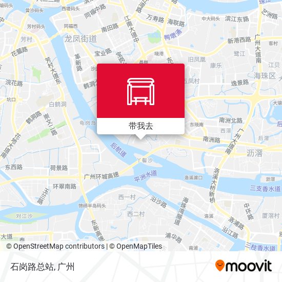 石岗路总站地图